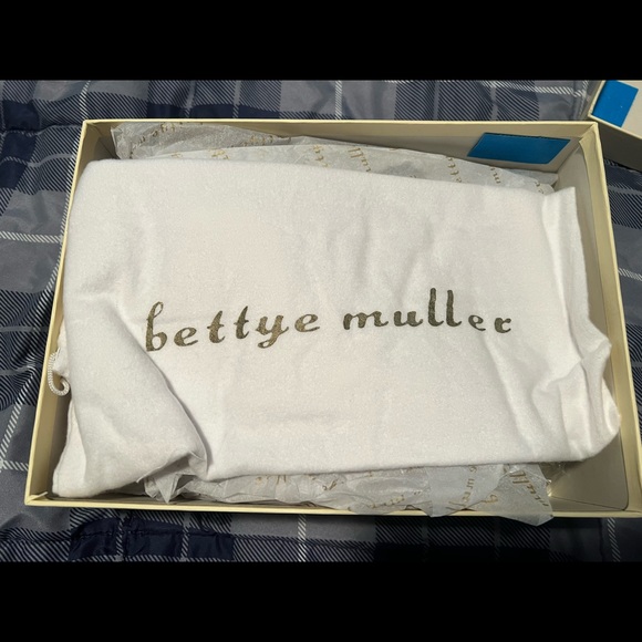 Bettye Muller Rhinestone Metallic Heels - Picture 5 of 10